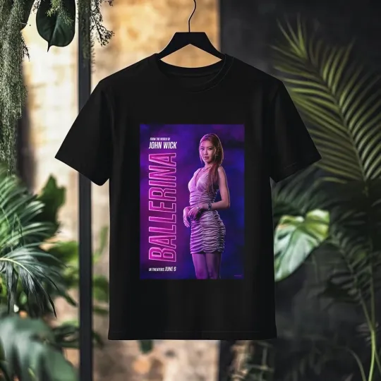 From The John Wick Universe: Ballerina T shirt, Gifts For Action Movie Fans