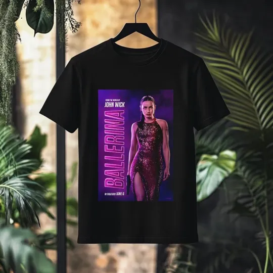 From The John Wick Universe: Ballerina T shirt, Gifts For Action Movie Fans