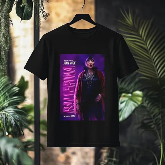 From The John Wick Universe: Ballerina T shirt, Gifts For Action Movie Fans
