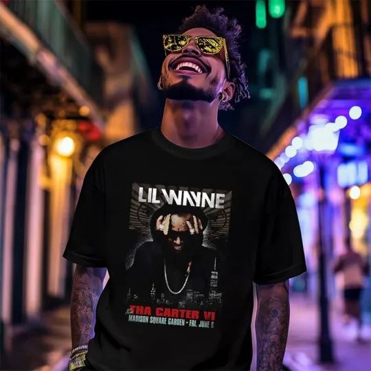 Lil Wayne Tha Carter VI North America Tour 2025 T-Shirt Official Concert Merch