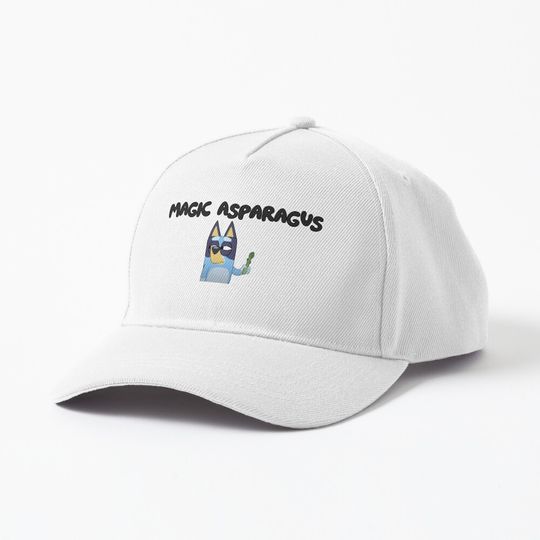 BlueyDad inspired "magic asparagus" design Cap