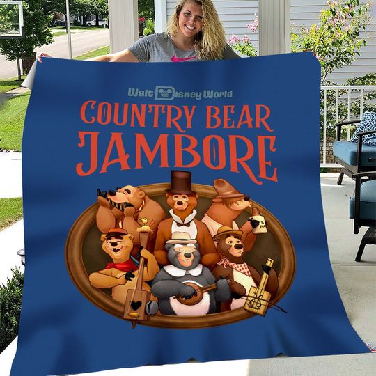 Disney Country Bear Jamboree Baby Blankets, Mickey Country Bear Baby Blankets