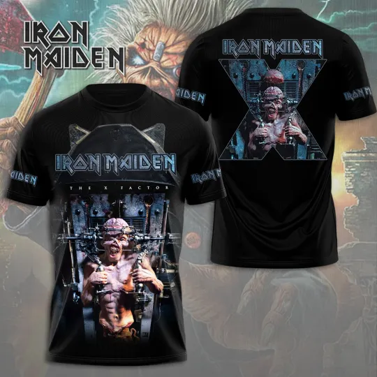 Iron Maiden Inspired Run For Your Lives World Tour 2025 3D T-Shirt
