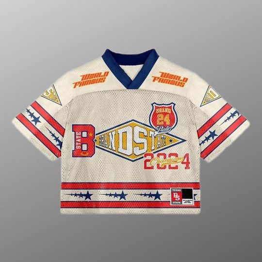 Y2K Street Wear Mesh Crop Top Baseball Jersey - Retro Short Sleeve T-Shirt