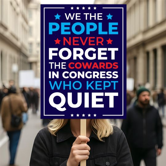 No Kings In America Protest Sign, Anti-Trump Resistance, No Felon, Political Activist Poster, Rally Sign, Resist Fascism Protest Poster