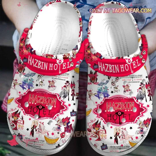 Hazbin Hotel Pattern Clogs