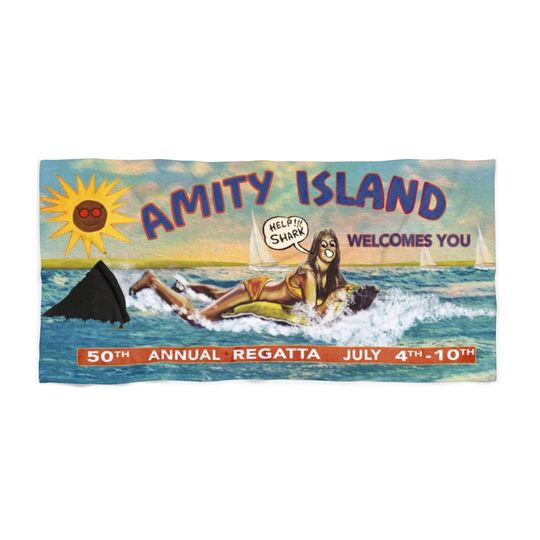 Jaws Beach Towel