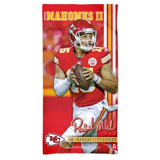 PATRICK MAHOMES - KANSAS CITY CHIEFS Beach Towel