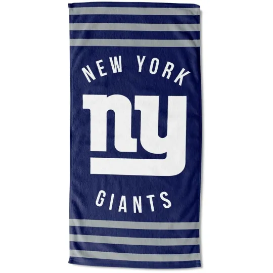 New York Giants - Striped Beach Towel