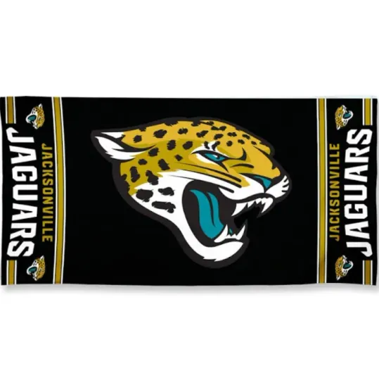 football Jacksonville Jaguars Wincraft Fiber Reactive Beach Towel