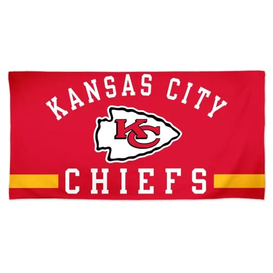 KANSAS CITY CHIEFS SPECTRA BEACH TOWEL
