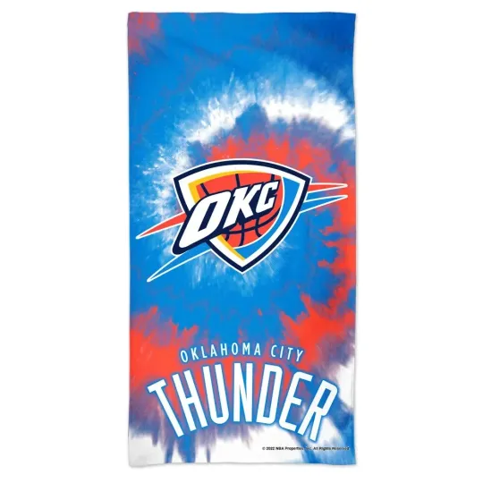OKLAHOMA CITY THUNDER BEACH TOWEL