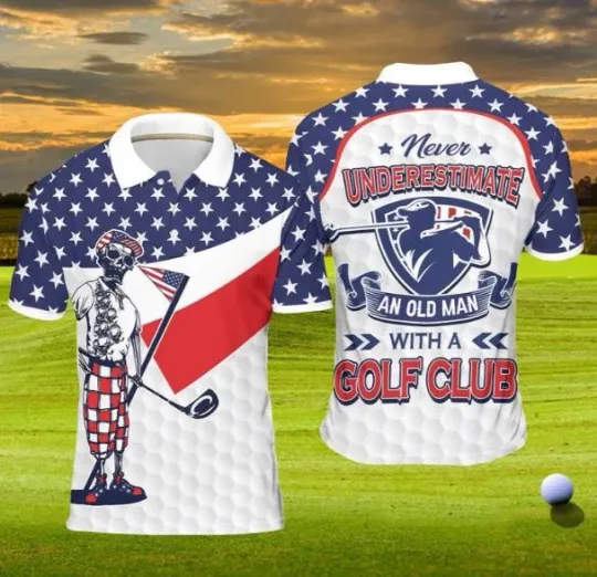 AMERICAN GOLF SKULL POLO SHIRT