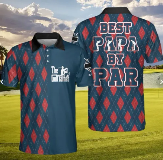Discover BEST PAPA BY PAR GOLF POLO shirt