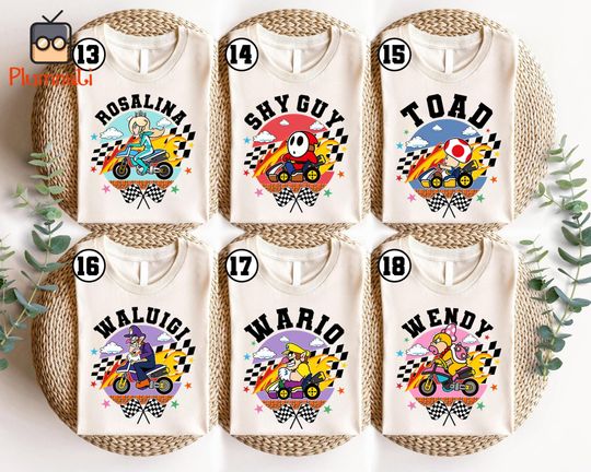 Super Mario Kart Shirt, Epic Universe Family Shirts, Mario Epic Universe Shirt, Universal Family Matching Shirt, Mario Luigi bowser Peach