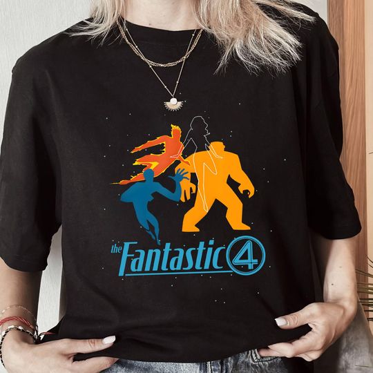 Vintage The Fantastic Four First Steps Shirt, MCU The Fantastic Four Shirt, Mister Fantastic Shirt, Fantastic 4 Crew Shirt, Superhero Shirt