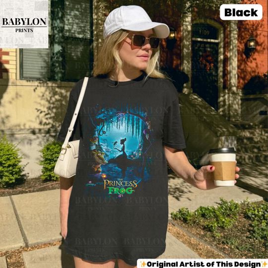 Retro Disney Princess and the Frog Shirt, Tiana's Palace shirt, WDW Princess Shirt, Princess Tiana shirt, Tiana's Bayou Adventure Louis