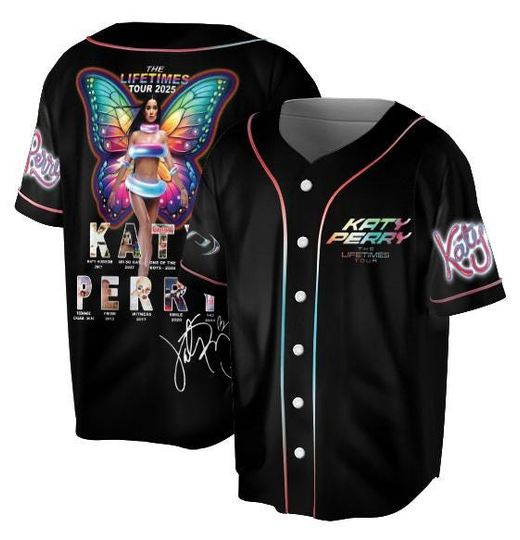 2025 Katy Perry The Lifetime Tour Jersey, Katy Perry Tee, Katy Perry Fan Gift, Katy Perry Merch