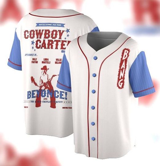 Vintage Beyonce Cowboy Carter Baseball Jersey