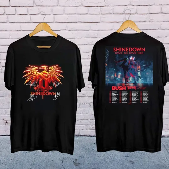 shine down Band Logo Dance Kid Dance Tour 2025 T-Shirt