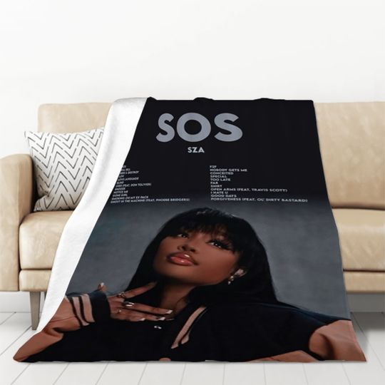 Discover SZA SOS Music Album Fleece Blanket