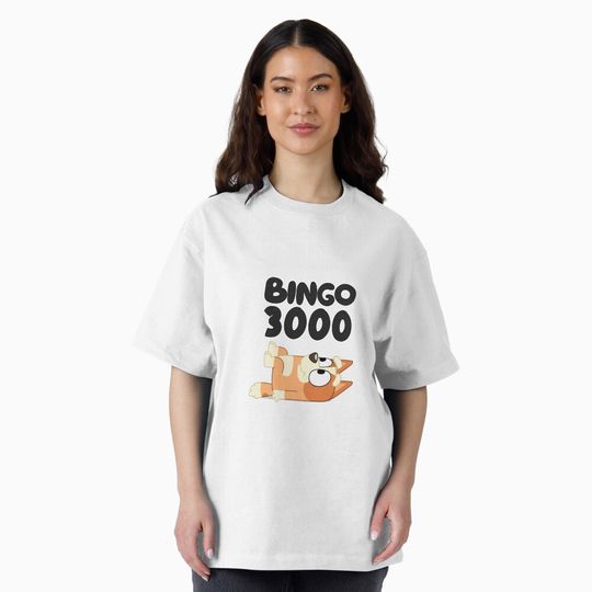 BlueyDad inspired "Bingo3000" design Oversized T-Shirt