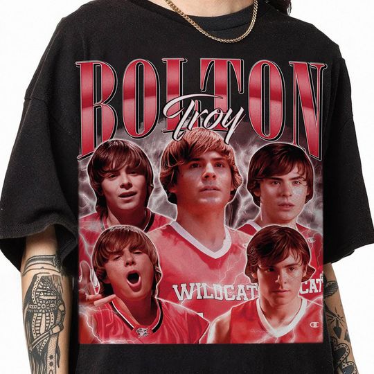 Vintage Troy Bolton High School Musical Shirt Troy Bolton Homage Shirt High School Musical Shirt Disneyland Movie Shirt