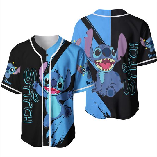 Personalized Stitch Disney Baseball Jersey