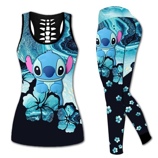 Discover Cute Stitch Tank Top, Disney Stitch Leggings, Stitch Disney Workout Tank