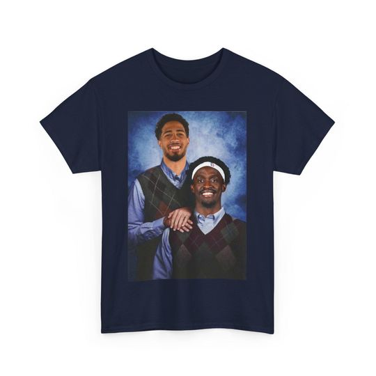 Tyrese Haliburton & Pascal Siakam Step Brothers Shirt |  Step Brothers Basketball Tee  Funny  Duo Gift  Viral Hoops Merch