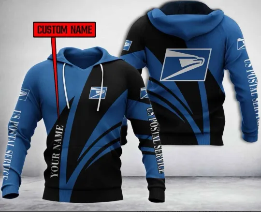 Personalized Postal Service 3D Hoodie
