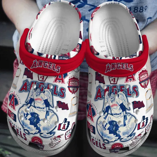 Personalized Los Angeles Baseball Angelss Slippers Clogsband Clogs For Adults