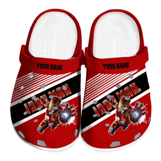 Personalized Iron Man Slippers Clogsband Clogs For Adults Lovers