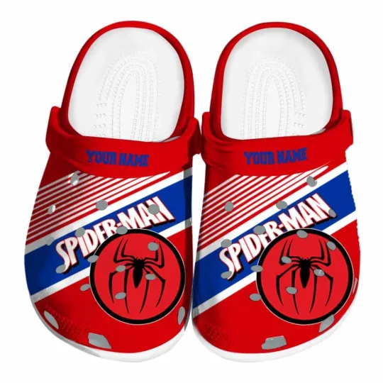 Personalized Spider Man Slippers Clogsband Clogs For Adults Lovers