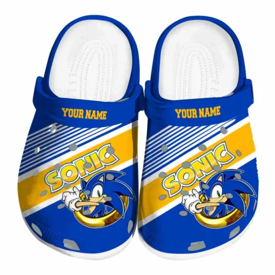 Personalized Sonic The Hedgehog Slippers Clogsband Clogs For Adults Lovers
