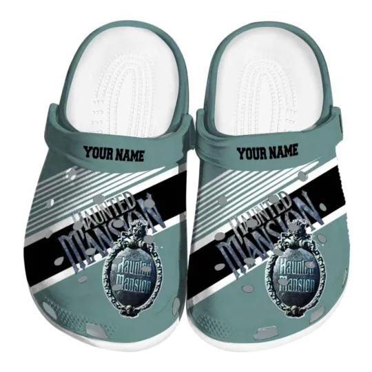 Personalized Haunted Mansion Slippers Clogsband Clogs For Adults Lovers