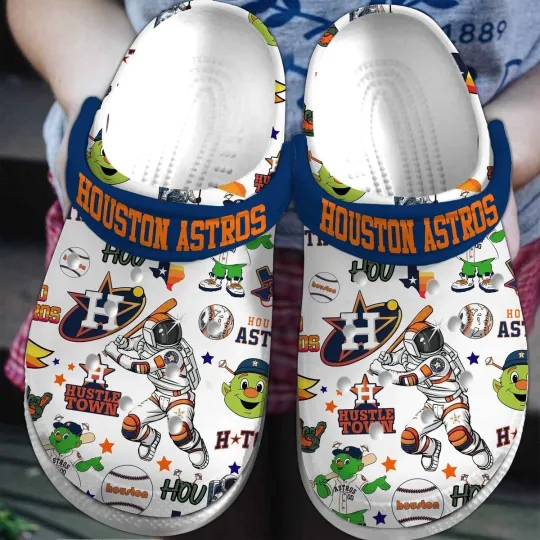 Personalized Houston Baseball Astross Slippers Clogsband Clogs For Adults Lovers