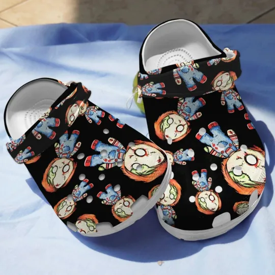 Baby Chucky Doll Slippers Clogsband Clogs For Adults Lovers