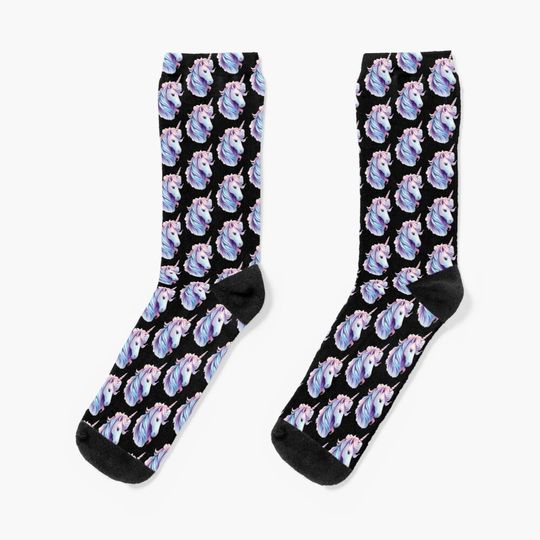 Unicorse BlueyDad  Socks