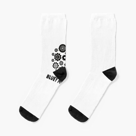 BlueyDad mechanics t-shirts Socks
