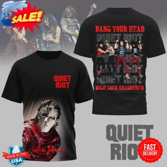 Q Riot Metal Health Limited Edition 3D T-Shirt