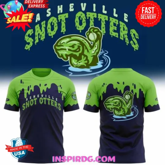 Asheville Tourists Snot Otter 2025 3D Shirt