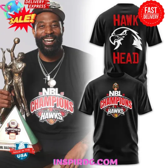 Illawarra Hawk 2025 Champions 3D T-Shirt
