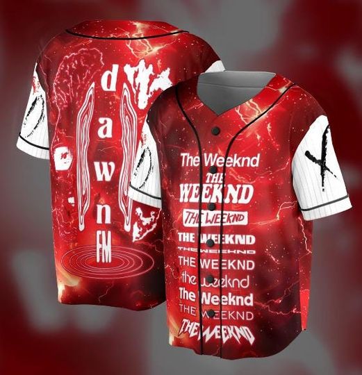Dawn FM House Of Balloons Weeknds Baseball Jersey