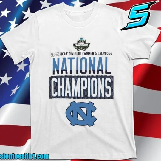 North Carolina Tar Heels 2025 NCAA Women’s Lacrosse National Champions T-Shirt
