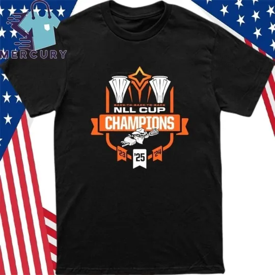 Buffalo Bandits NLL Cup Champions 2025 Victory T-Shirt S - 4XL