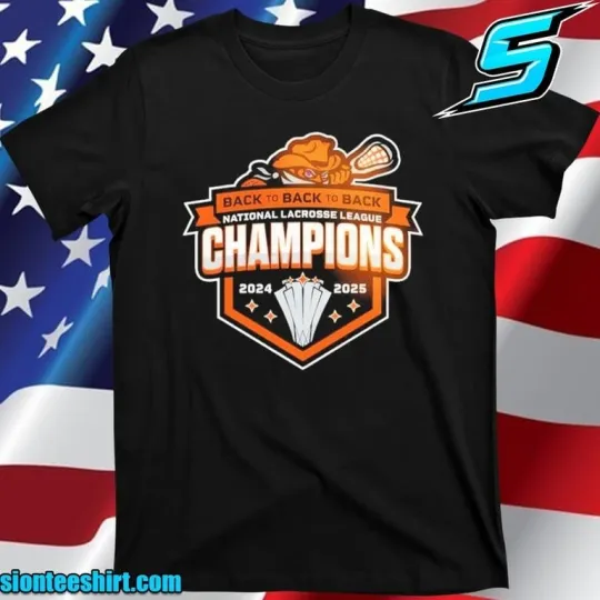 Buffalo Bandits 2024 2025 NLL League Champions Back To Back Win T-Shirt