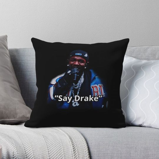 Kendrick Lamar Say Drake Throw Pillow | Gift For Fan | Home Decor