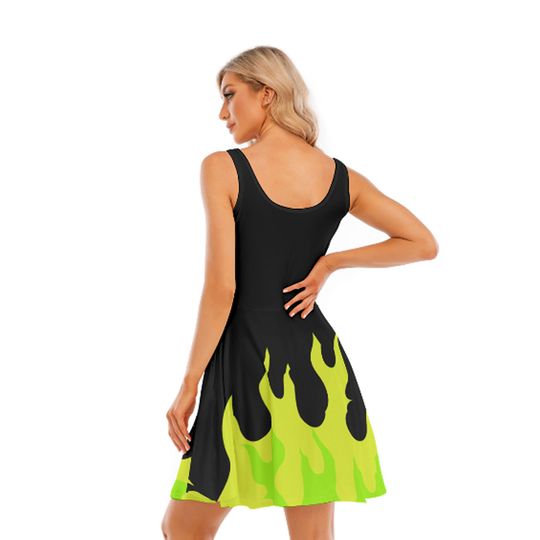 Maleficent Sleeping Beauty Inspired Skater Dress