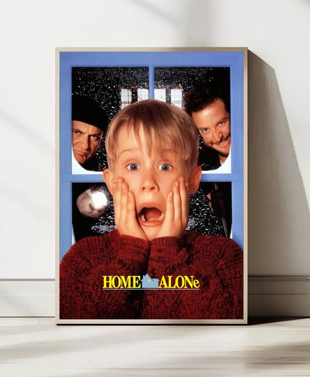 Home Alone, Printable Poster, Vintage Poster, Wall Art, Wall Decor, Room Decor, Christmas Movie, Movie Poster